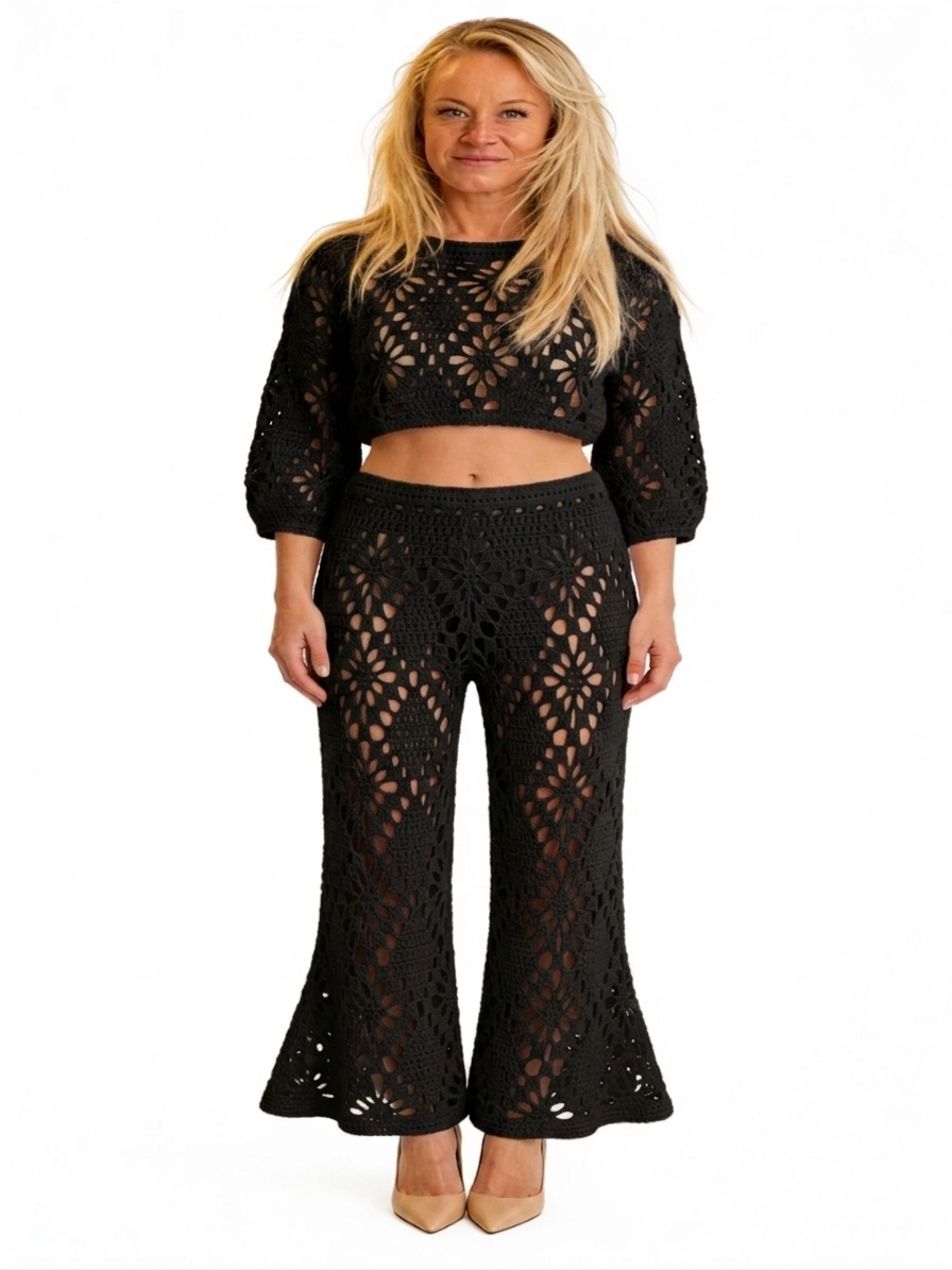 ikili takım 26Y 002 bluz pantalon chic nonchalance