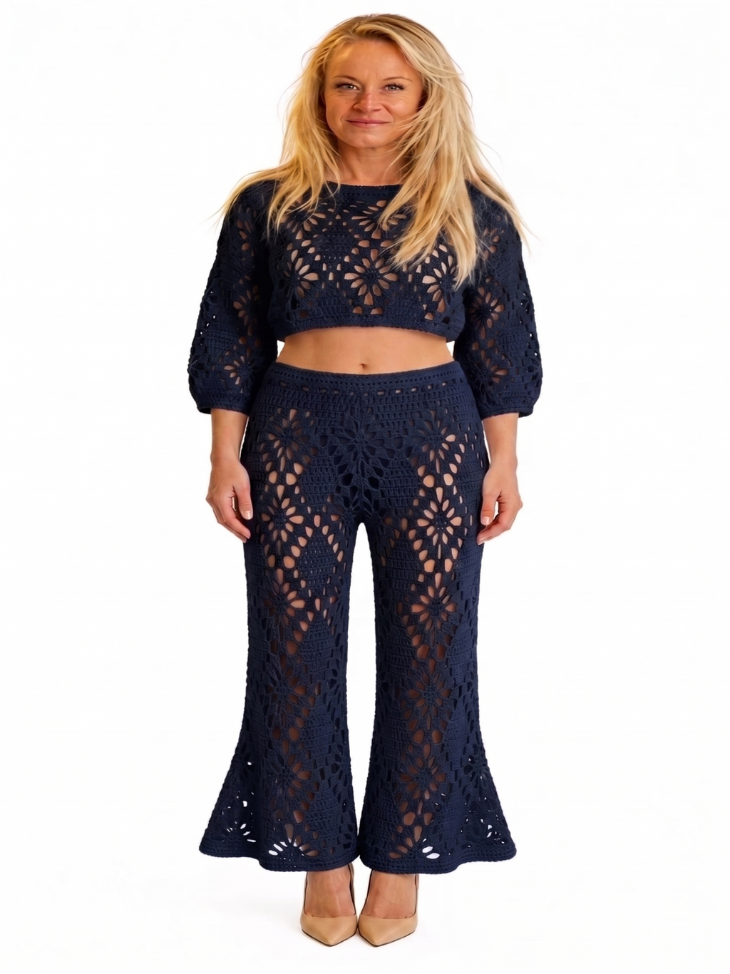 ikili takım 26Y 002 bluz pantalon chic nonchalance
