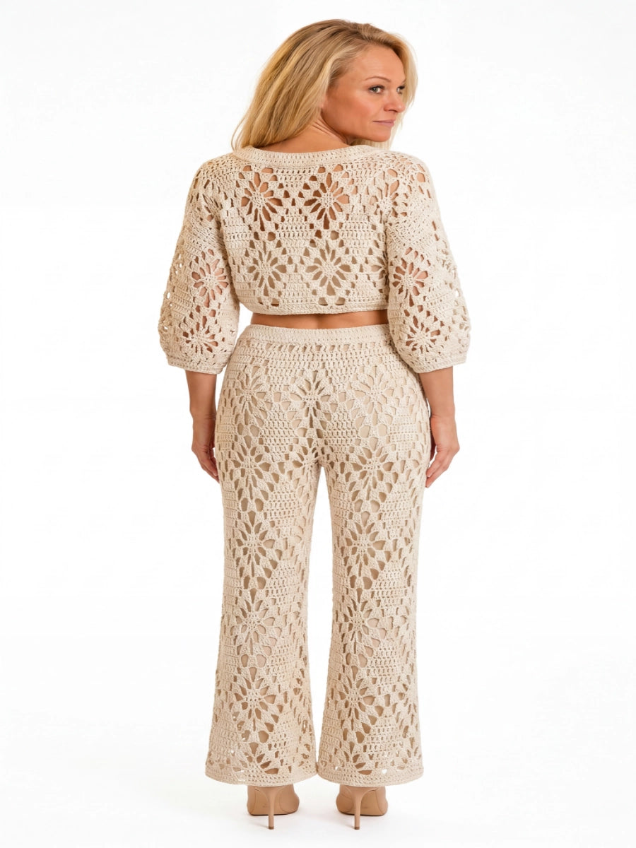 ikili takım 26Y 002 bluz pantalon chic nonchalance